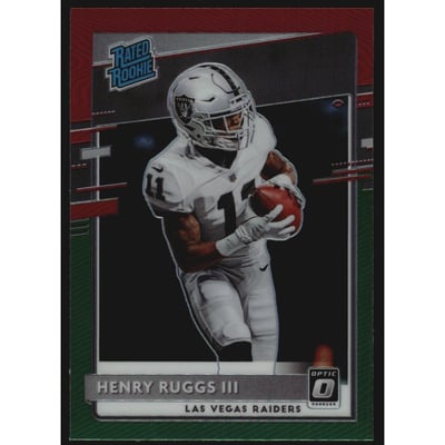 2020 Donruss Optic Preview Red and Green #P308 Henry Ruggs III RR