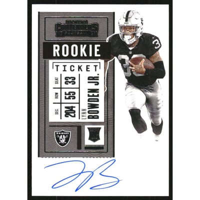 2020 Panini Contenders #129A Lynn Bowden Jr. AU RC