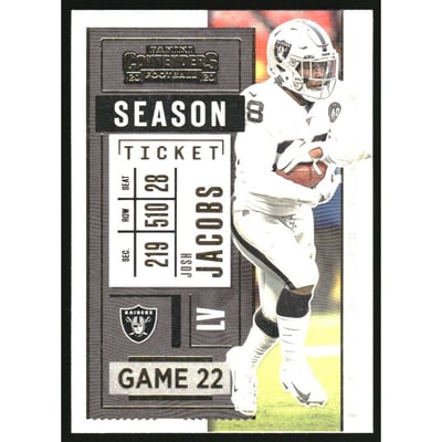 2020 Panini Contenders Stardust #29 Josh Jacobs
