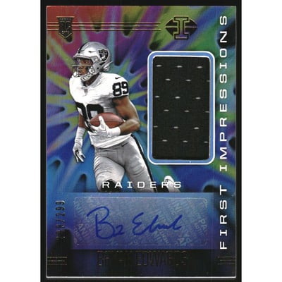 2020 Panini Illusions #133 Bryan Edwards JSY AU/299 RC