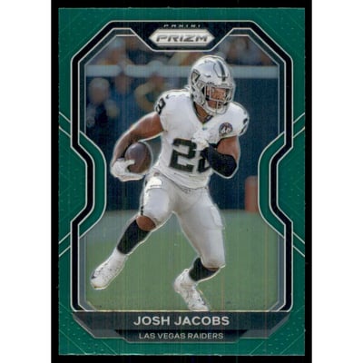 2020 Panini Prizm Prizms Green #130 Josh Jacobs