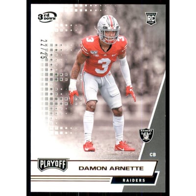 2020 Playoff 3rd Down #281 Damon Arnette