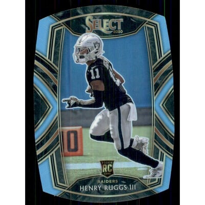 2020 Select Prizm Light Blue Die Cut #258 Henry Ruggs III