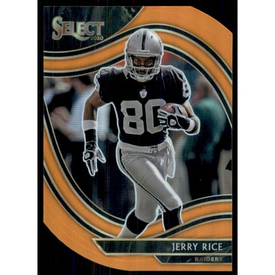 2020 Select Prizm Orange Die Cut #320 Jerry Rice