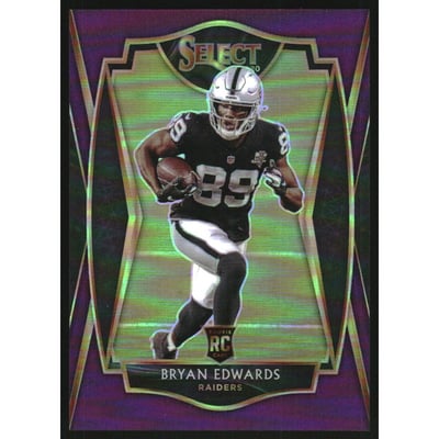 2020 Select Prizm Purple #176 Bryan Edwards