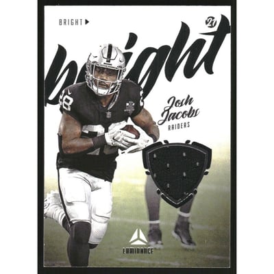2021 Panini Luminance Bright Beginnings Jerseys #15 Josh Jacobs