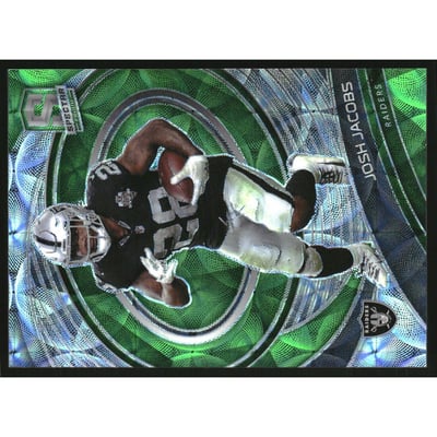 2021 Panini Spectra Neon Green #59 Josh Jacobs