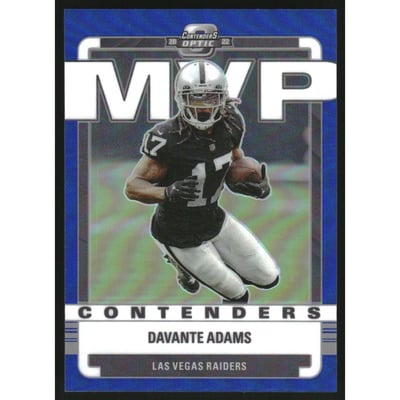 2022 Panini Contenders Optic MVP Contenders Blue #11 Davante Adams