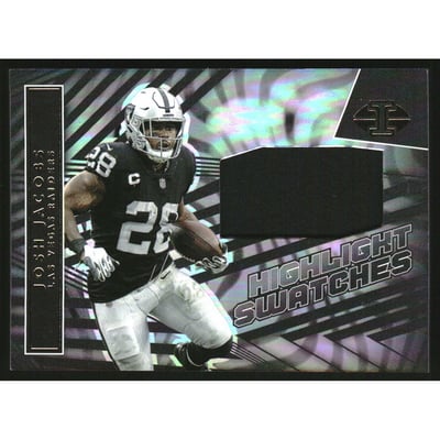 2022 Panini Illusions Highlight Swatches #8 Josh Jacobs