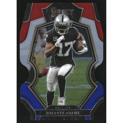 2022 Select Prizm Red and Blue Die Cut #152 Davante Adams
