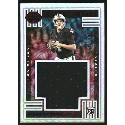 2023 Panini Illusions Instant Impact Red #1 Aidan O'Connell