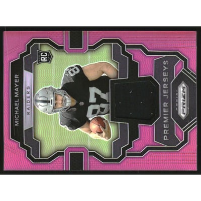 2023 Panini Prizm Premier Jerseys Pink #19 Michael Mayer