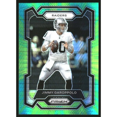 2023 Panini Prizm Prizms Hyper #176 Jimmy Garoppolo