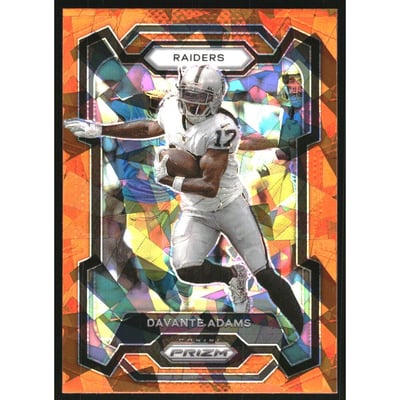 2023 Panini Prizm Prizms Orange Ice #174 Davante Adams