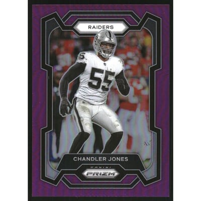 2023 Panini Prizm Prizms Purple #180 Chandler Jones