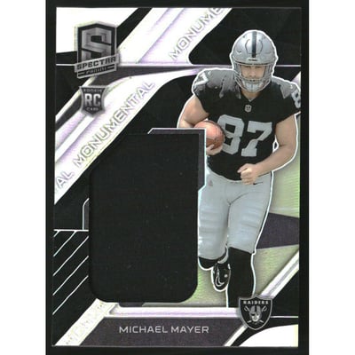 2023 Panini Spectra Monumental Memorabilia #15 Michael Mayer