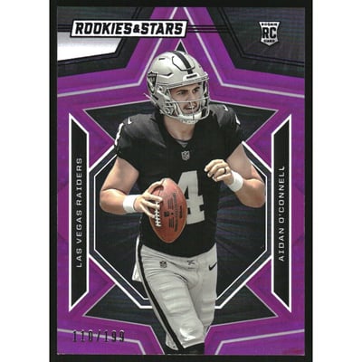 2023 Rookies and Stars Purple #101 Aidan O'Connell