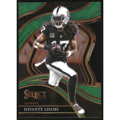 2023 Select Prizm Neon Green Die Cut #279 Davante Adams