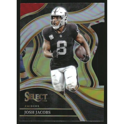 2023 Select Prizm Red and Yellow Die Cut #250 Josh Jacobs