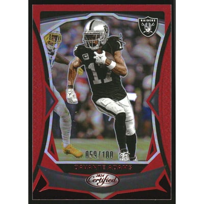 2024 Certified Mirror Red #30 Davante Adams