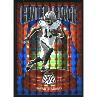 2024 Panini Mosaic Center Stage Mosaic Blue #20 Davante Adams
