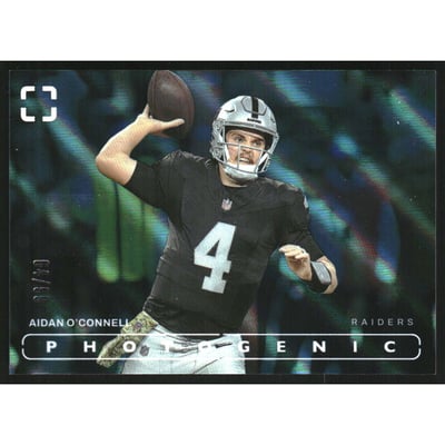 2024 Panini PhotoGenic Blue #90 Aidan O'Connell