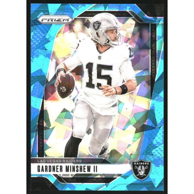 2024 Panini Prizm Prizms Blue Ice #148 Gardner Minshew II