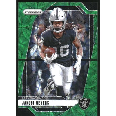 2024 Panini Prizm Prizms Green Scope #151 Jakobi Meyers