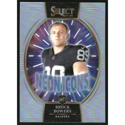 2024 Select Neon Icons Prizm #16 Brock Bowers