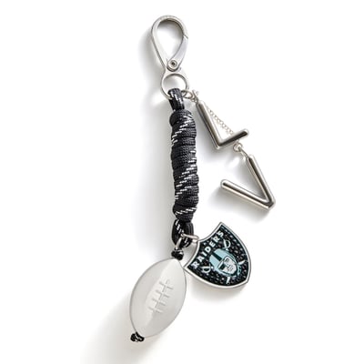 Las Vegas Raiders BaubleBar Paracord Bag Charm