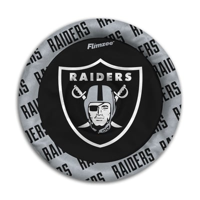 Las Vegas Raiders Fanpoint Flimzee Bean Bag Flying Disc
