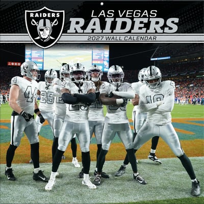 Las Vegas Raiders 2027 12” x 12” Team Wall Calendar