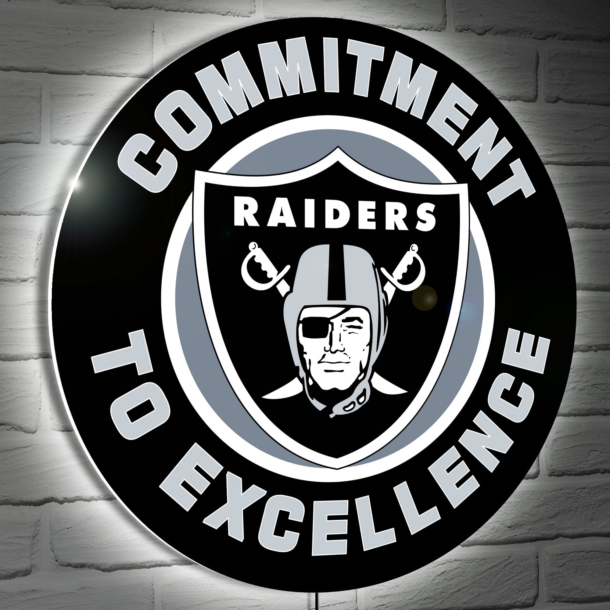 IMPERIAL Las Vegas Raiders Team Logo 24 In. Wrought Iron Decorative Sign Imp 584 1010 IMPERIAL Las Vegas Raiders Team Logo 24 In. Wrought Iron Decorative Sign Imp 584 1010
