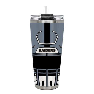 Las Vegas Raiders 32oz. Helmet Big Slim Tumbler