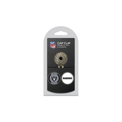 Las Vegas Raiders Cap Clip with 2 Magnetic Markers Set