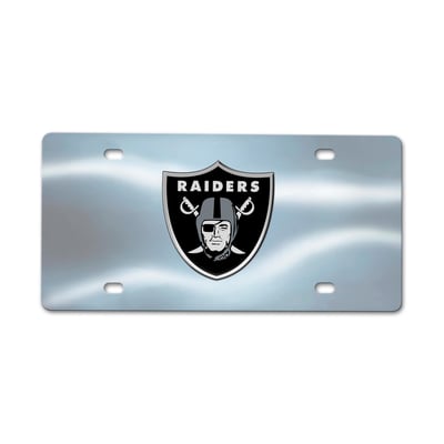Las Vegas Raiders Logo Brands Chrome Diecast License Plate