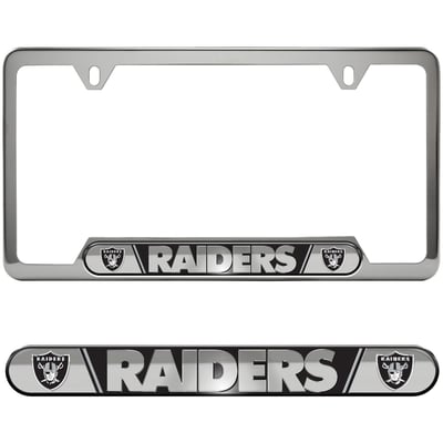  Las Vegas Raiders Logo Brands Embossed License Plate Frame