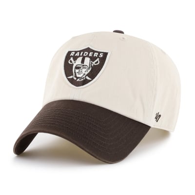 Las Vegas Raiders '47 Clean Up Adjustable Hat - Natural/Brown