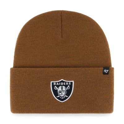 Las Vegas Raiders Carhartt x '47 Cuffed Knit Hat - Brown
