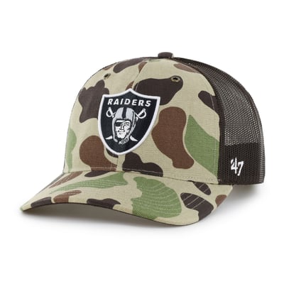Las Vegas Raiders Carhartt x '47 Adjustable Trucker Hat - Duck Camo