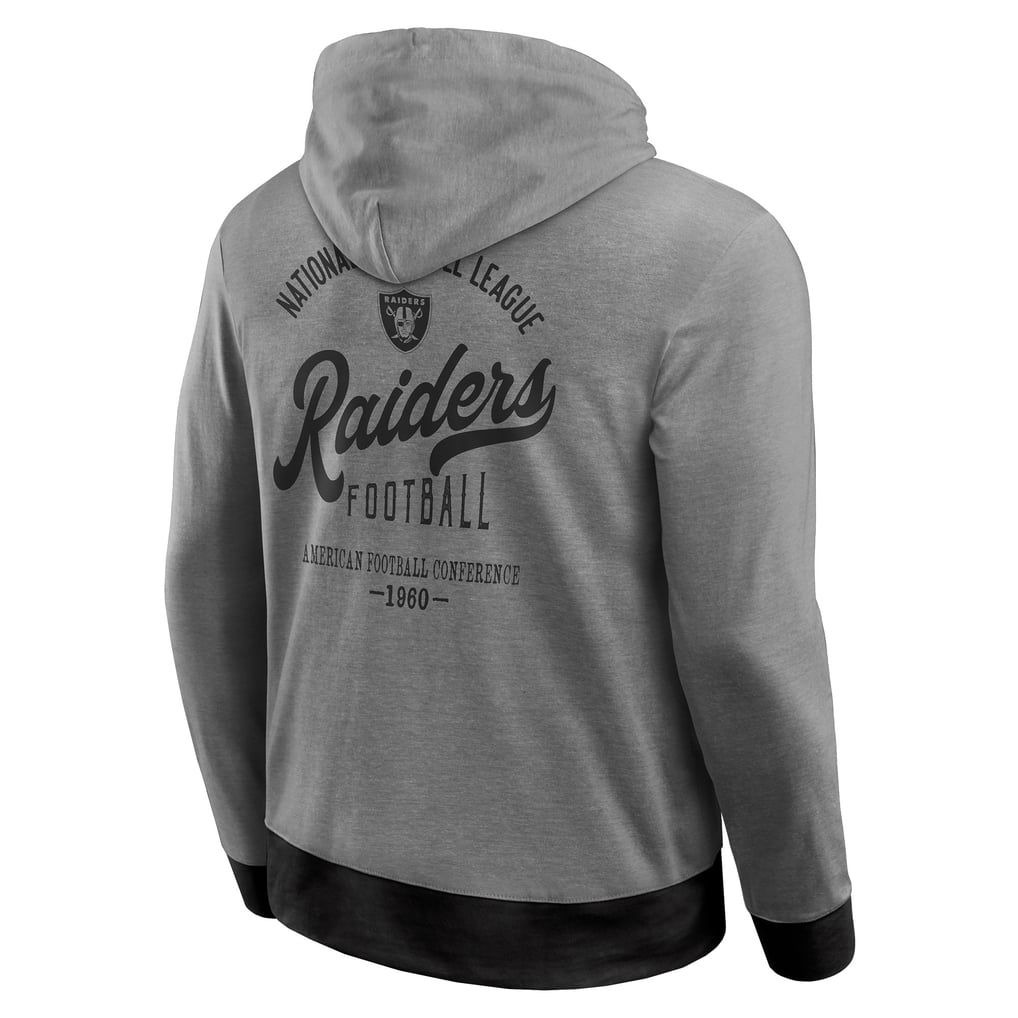 Las Vegas Raiders Darius Rucker Collection by Fanatics Tonal Knit Pullover Hoodie - Black