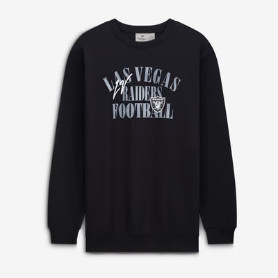 Las Vegas Raiders Fanatics Big & Tall Relaxed Halftime Lead Sweatshirt - Black