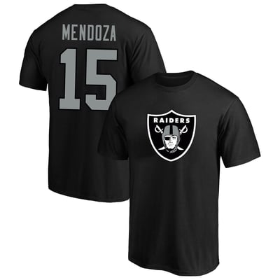 Fernando Mendoza Las Vegas Raiders Fanatics Big & Tall Name & Number T-Shirt - Black