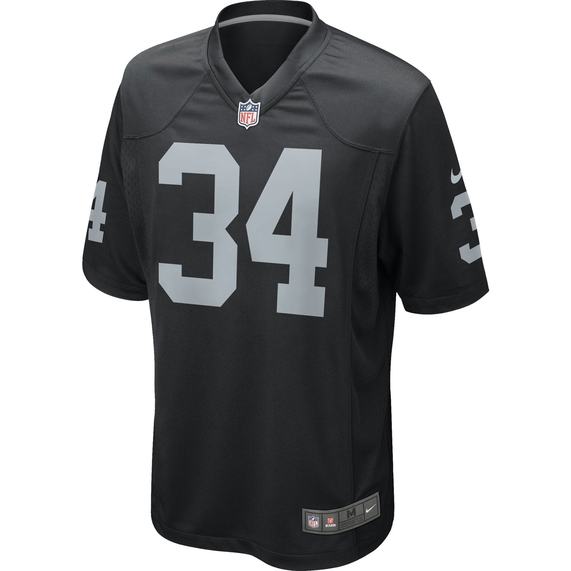 Mens Las Vegas Raiders Bo Jackson Nike Black Retired Player Game