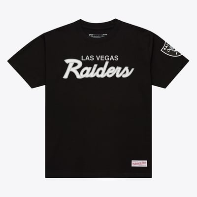 Las Vegas Raiders Mitchell & Ness Head Coach Classic T-Shirt - Black