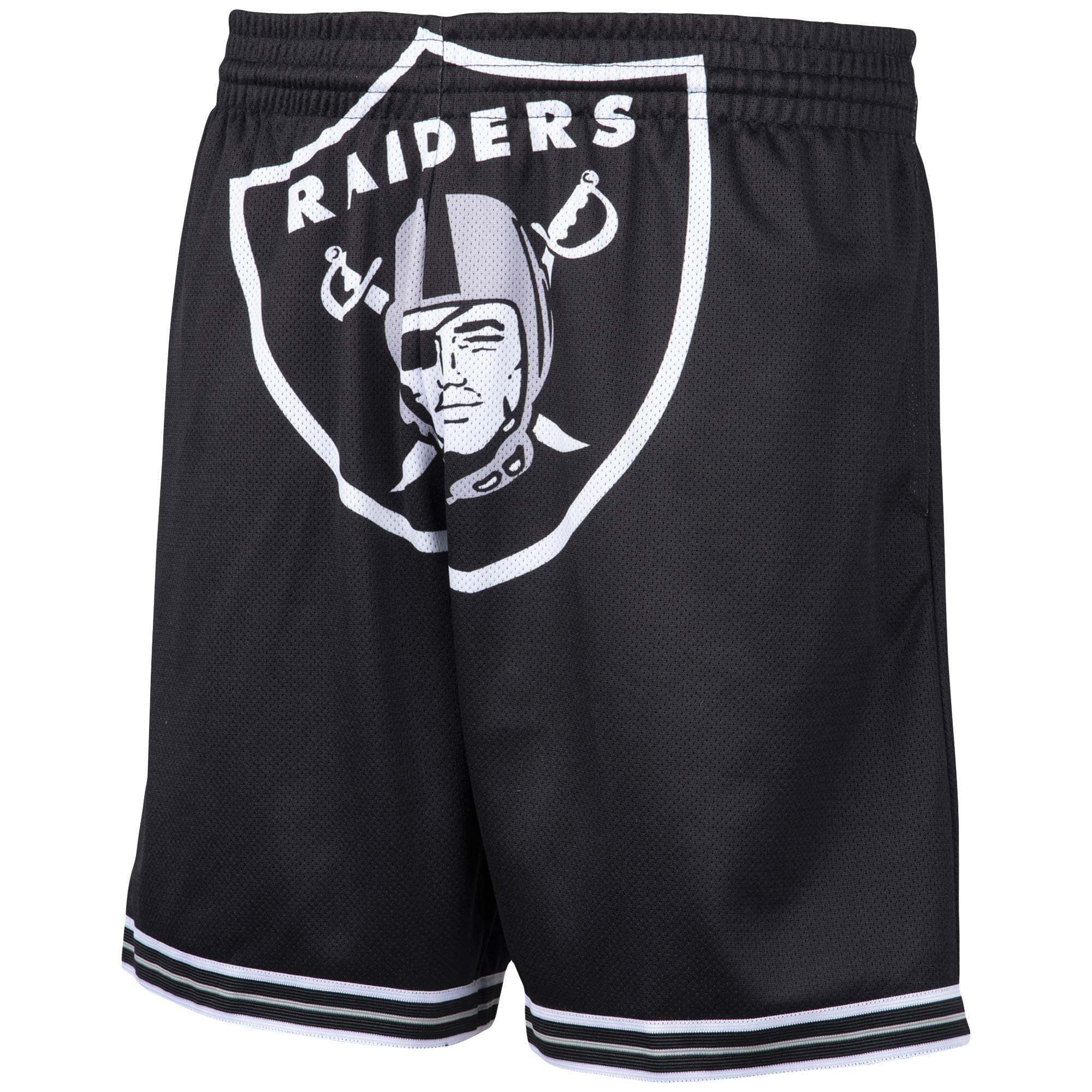 Men's Las Vegas Raiders Mitchell & Ness Black Historic Logo Big