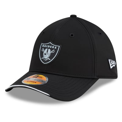 Las Vegas Raiders New Era 2026 Sideline 39THIRTY M-Crown Flex Hat - Black