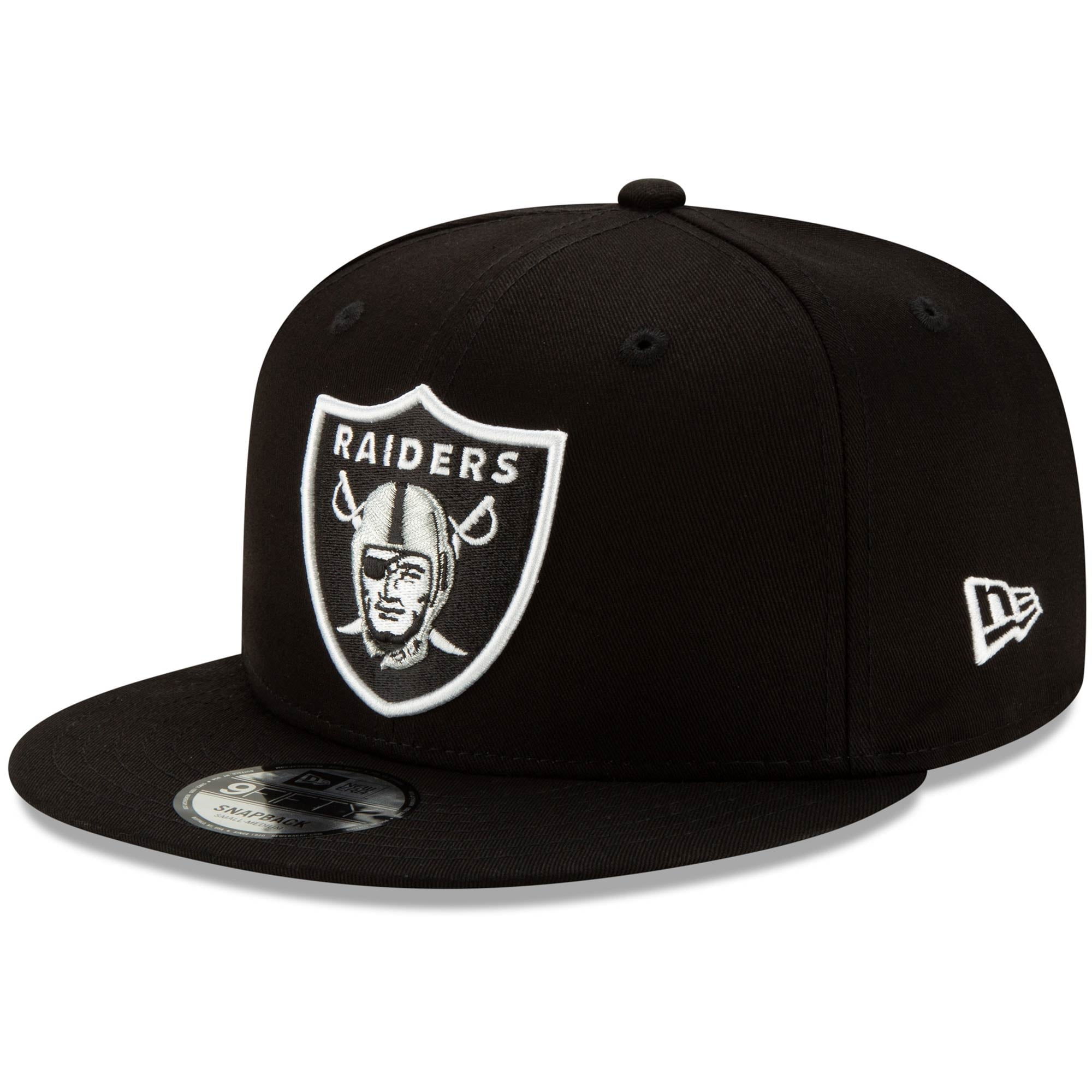 Men's Las Vegas Raiders New Era Black Union Jack 9FIFTY Adjustable Hat