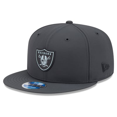 Las Vegas Raiders New Era 2026 Sideline Cold Weather  9FIFTY Snapback Hat - Charcoal