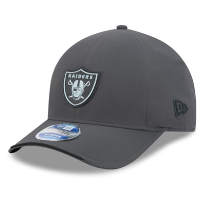 Las Vegas Raiders New Era 2026 Sideline Cold Weather  9FORTY M-Crown Adjustable Hat - Charcoal